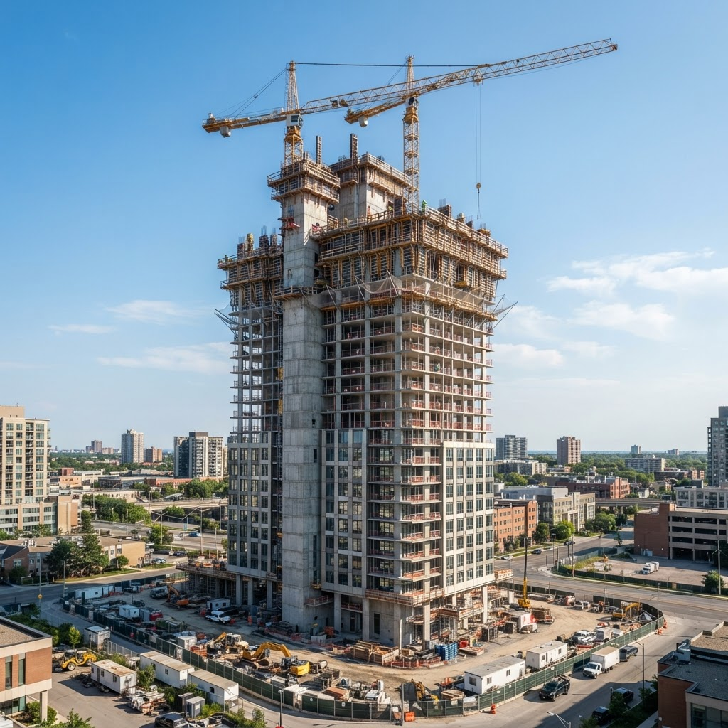 Aurelia Residences under construction