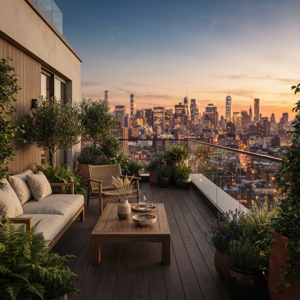 Penthouse residence interior